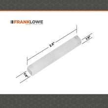 Load image into Gallery viewer, FRANKLOWE 1/8 x 1/4 x 2 Clear Plastic Setting Blocks for Glass and Mirrors – Pack of 100 PC