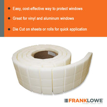 Load image into Gallery viewer, White PolyFoam Pads w/Removable Adhesive