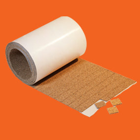 White PolyFoam Pads w/Removable Adhesive